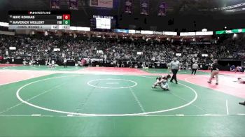 75 lbs Cons. Round 4 - Maverick Wellert, FOWCA vs Niko Kokkas, WSW1