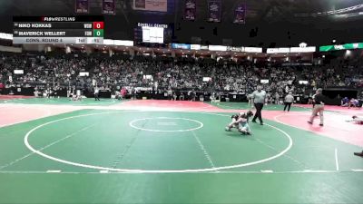 75 lbs Cons. Round 4 - Maverick Wellert, FOWCA vs Niko Kokkas, WSW1