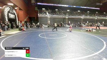 77 lbs Consi Of 4 - Audrina Summers, Touch Of Gold WC vs Dylan Hansen, Douglas WC