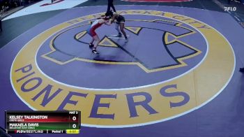 Cons. Round 2 - Makaela Davis, Bellevue East Girls vs Kelsey Talkington, Crete Girls