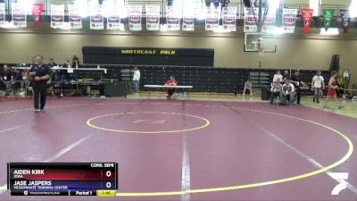 138 lbs Cons. Semi - Aiden Kirk, Iowa vs Jase Jaspers, McDominate Training Center