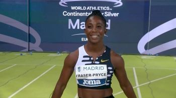 Shelly-Ann Fraser-Pryce Breaks Meet Record, 10.83 100m In Madrid