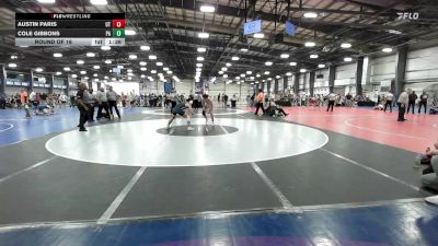 152 lbs Round Of 16 - Austin Paris, UT vs Cole Gibbons, PA
