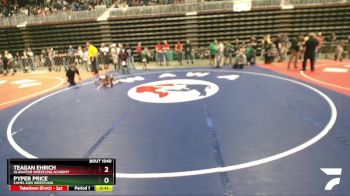 50 lbs Quarterfinal - Teagan Ehrich, Gladiator Wrestling Academy vs Pyper Price, Camel Kids Wrestling