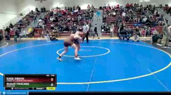 170 lbs Champ. Round 2 - Rugar Mascaro, Worland vs Gage Gibson, Lingle-Ft. Laramie/Southeast