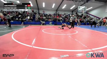 58 lbs 7th Place - Jake Fitzgerald, Coweta Tiger Wrestling vs Daxton Van Loo, Raw Wrestling Club