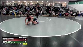 150 lbs Quarterfinal - Grant Maas, Wrestling With Character vs Rowdy Narron, Bulltrained Wrestling