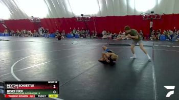 106 lbs Round 4 (16 Team) - Peyton Schoettle, Roncalli vs Bryce Mick, Pequot Lakes/Pine River Backus