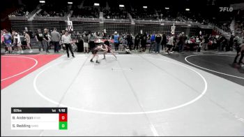 82 lbs Semifinal - Braedyn Anderson, Sturgis Youth WC vs Shane Redding, Hardin WC