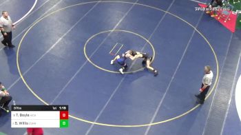 97 lbs Prelim - Rd 16 - Tyler Boyle, Hickory vs Steven Willis, Corry