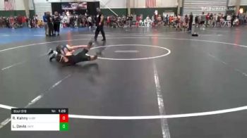 95 lbs Quarterfinal - Ryder Kahny, Norfolk Wrestling Club vs Landen Davis, Unattached