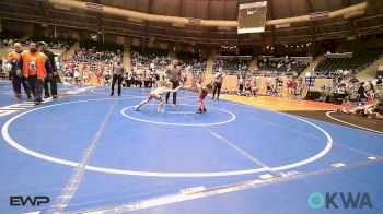 58 lbs Round Of 32 - Brentley Cochran, Cleveland Takedown vs Thea Hoagland, Coweta Tiger Wrestling