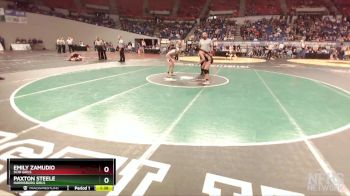 4A/3A/2A/1A Girls 110 Semifinal - Emily Zamudio, Scio Girls vs Paxton Steele, Harrisburg Girls