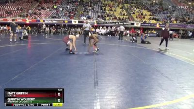 125 lbs Quarters & 1st Wb (16 Team) - Matt Griffin, TCNJ vs Quintin Wolbert, Wisconsin-La Crosse