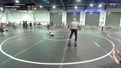 40 lbs 2nd Place - Rocco Camarena, SoCal Hammers vs Kelly Walker, Top Notch