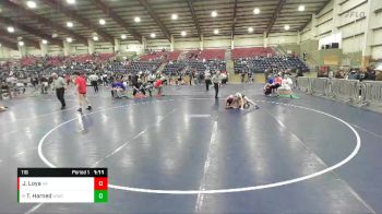 118 lbs Cons. Round 5 - Trexton Harned, Warrior Wrestling Club vs Jordan Loya, Hammers Academy