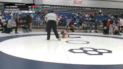 53 lbs Semis - Cal Downing, Wyoming Underground Wrestling vs Cash Helmrichs, Immortal Athletics WC