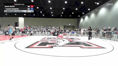157 lbs Champ. Rd Of 64 - Isaac Bates, Powerhouse Wrestling Club vs Jaxon Johnson, Cardinal Wrestling Club