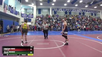 285 lbs Champ. Round 1 - Silas Mendez, Fairview vs Tristan Merz, Napoleon