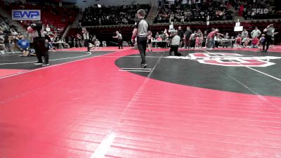 46 lbs Consi Of 8 #1 - Carter Mcculley, Claremore Wrestling Club vs River Wells, Claremore Wrestling Club