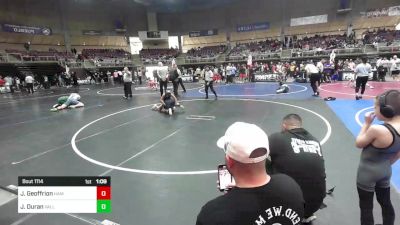 81 lbs Quarterfinal - Jaxon Geoffrion, Hammer House Mafia vs Jaxyn Duran, Valley Bad Boys