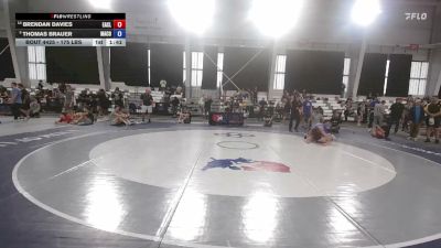 175 lbs Cons. Semis - Brendan Davies, Eagle Club vs Thomas Brauer, Maurer Coughlin