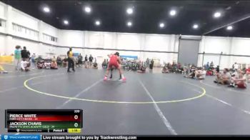 220 lbs Round 2 (4 Team) - Jackson Chavis, Palmetto State Academy Gold vs Pierce White, Port City Pirates