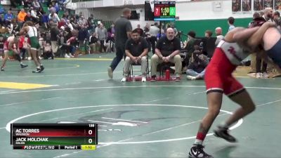 138 lbs Champ. Round 2 - AC Torres, Wauseon vs Jack Molchak, Solon