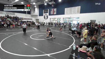 113 lbs Champ. Round 1 - Christian Rivera, Murrieta vs Kaleb Ortiz, Pounders Wrestling Club