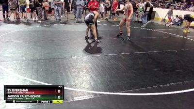 130 lbs Cons. Round 2 - Ty Eversman, Bear Cave Wrestling Club vs Jaxson Ealey-Bonge, Bear Cave Wrestling Club
