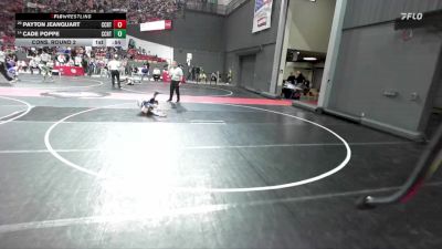 63 lbs Cons. Round 2 - Cade Poppe, IGH/ RT Elite vs Payton Jeanquart, Wisconsin