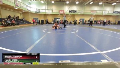 135-140 lbs Round 1 - Mason Wood, Apache Wrestling Club vs Samuel Tennison, Warrior Wrestling Club
