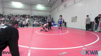 132 lbs Rr Rnd 2 - Reiyen Stallings, Checotah Matcats vs August Woods, Van Buren Matdawgs