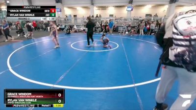 92 lbs Round 3 - Rylan Van Winkle, Amped Wrestling Club vs Grace Windom, Silverback Wrestling Fort Worth