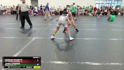 88 lbs Round 2 (6 Team) - Crisman Passetti, Tallahassee War Noles vs James Sanders, Xtreme Team