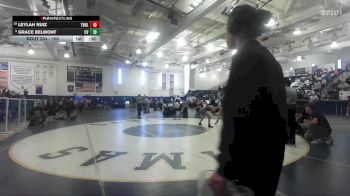105 lbs Cons. Round 4 - Grace Belmont, Capistrano Valley vs Leylah Ruiz, Trabuco Hills