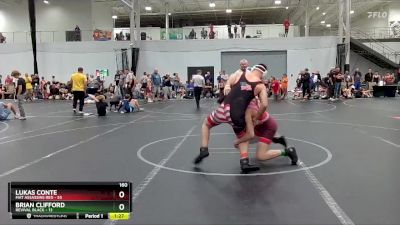 160 lbs Round 1 (6 Team) - Brian Clifford, Revival Black vs Lukas Conte, Mat Assassins Red