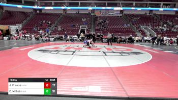 160 lbs Consy Rd I - Juan Eduardo Franco, Berks Catholic vs Cameron Milheim, Warrior Run