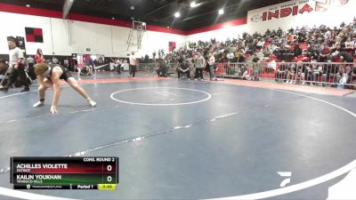 190 lbs Cons. Round 2 - Kailin Youkhan, Trabuco Hills vs Achilles Violette, Patriot