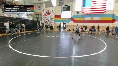 175 lbs Quarterfinal - Ryan Petzold, Sheridan vs Hadley Hudson, Thunder Basin