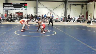 157 lbs Round Of 16 - Cqari Bacote, Bridgewater vs Mike Edwards, Coast Guard