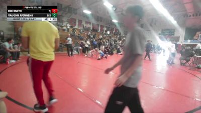 81-87 lbs Round 2 - Vaughn Juergens, OCRTC vs Rio Smith, Poway Elite