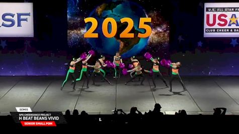 SPG Cheerdance Project - H BEAT BEANS VIVID [2025 Senior Small Pom Semis] 2025 The Dance Worlds