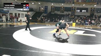 160 lbs Champ. Round 1 - Olivia Kinder, Eastern vs Peyton Gauss, Bethany