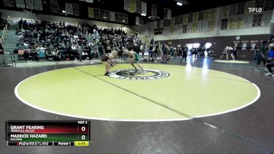 106 lbs Cons. Round 4 - Maddox Hazard, Sultana vs Grant Fearing, Temecula Valley