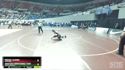 6A-106 lbs Cons. Round 5 - Miguel Elenes, Westview vs Kristian Hernandez-Topete, South Medford