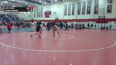 174 lbs Cons. Round 2 - Lliya Yurko, Southern Oregon vs Lucien Lefebvre, Linfield University