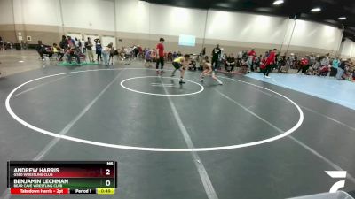 97 lbs Cons. Round 2 - Andrew Harris, G580 Wrestling Club vs Benjamin Lechman, Bear Cave Wrestling Club