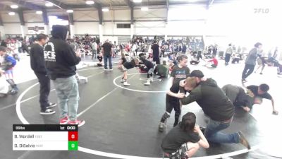 55 lbs Quarterfinal - Coy Maldonado, BlackCat WC vs Jayden Craft, AZ Cross Trained WC