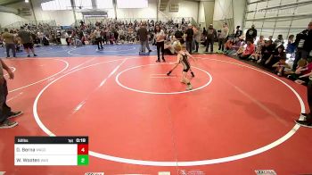 52 lbs Round Of 16 - Deion Berna, Wagoner Takedown Club vs Waylon Wooten, Warner Eagles Youth Wrestling